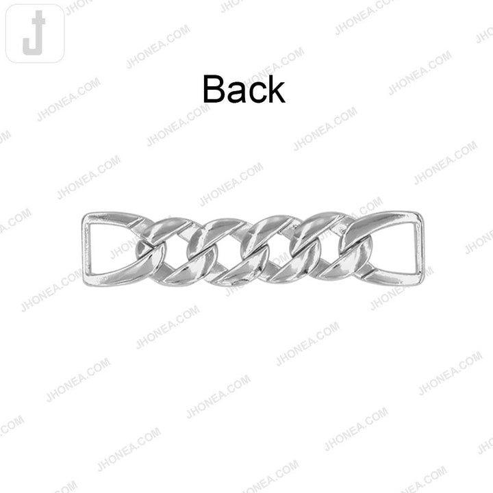 Quality Chain Design Shiny Finish Fashion Belt Buckle Accessory
