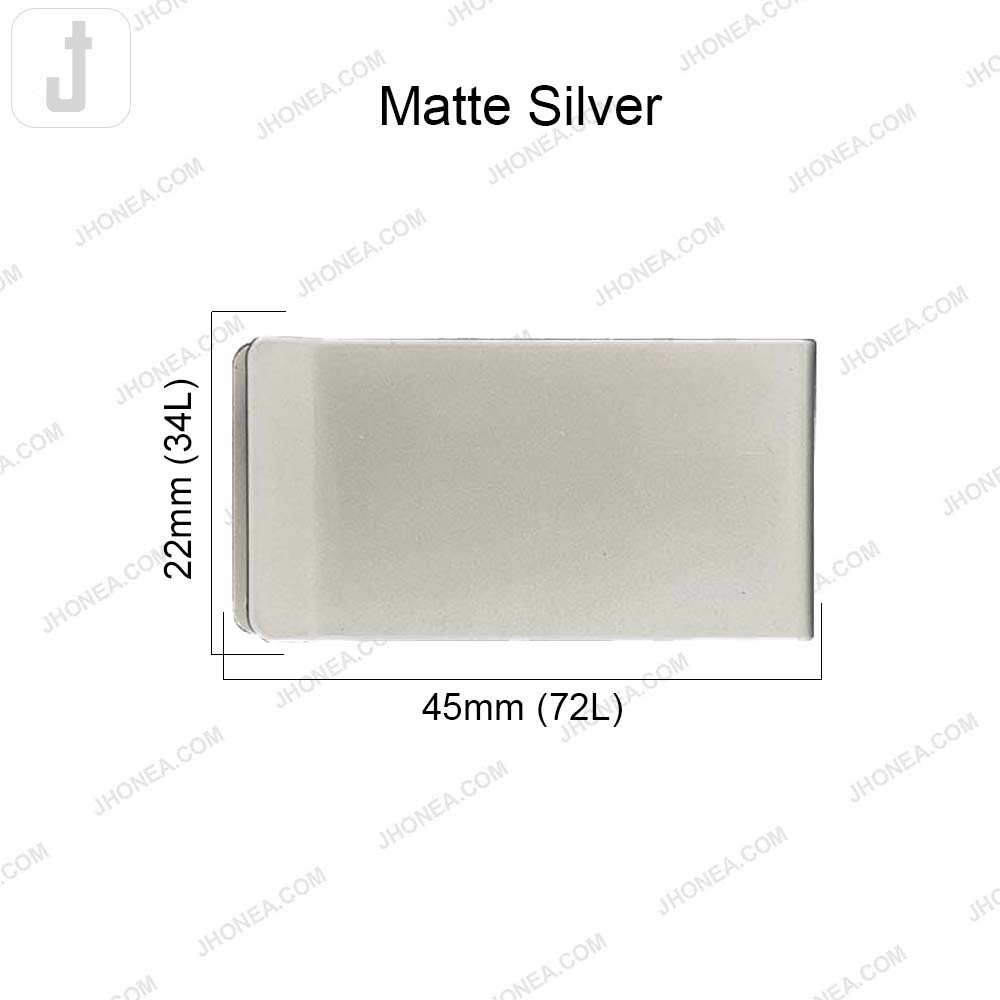 Matte Finish Designer Rectangular 2 Part Snap Buttons