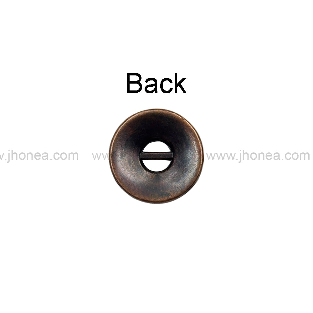 Very Unique Structure Engraved Design Metal Shirt Buttons