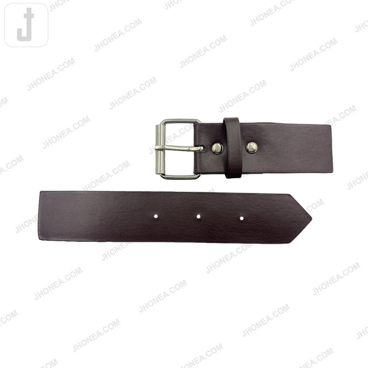 Timeless PU Leather Belt with Adjustable Prong Buckle