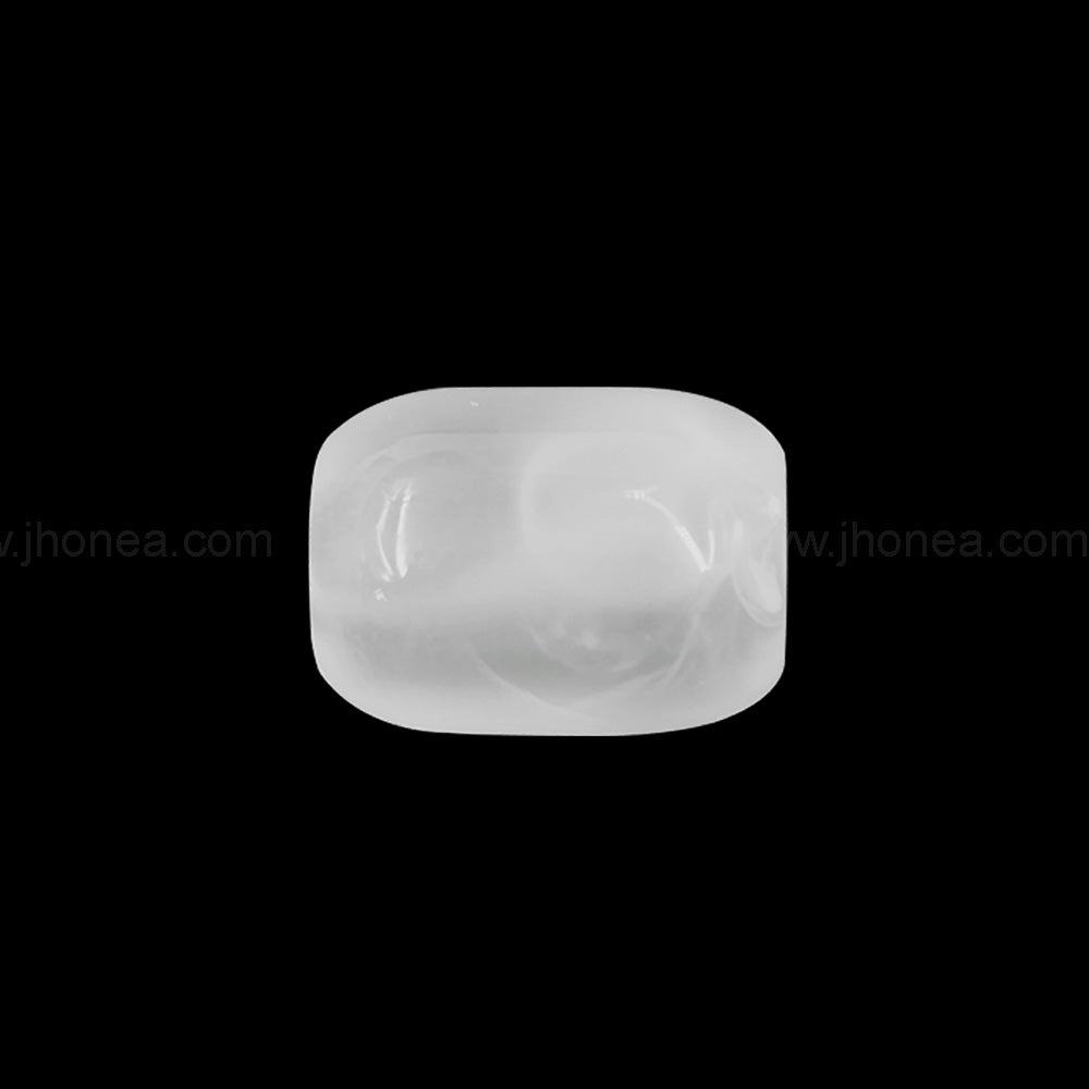 Stylish White Polyester Beads for DIY Jewelry Accessories