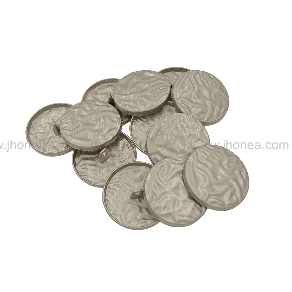 Unique Structure Round Shape Matte Finish Shank Metal Button