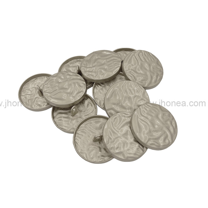 Unique Structure Round Shape Matte Finish Shank Metal Button