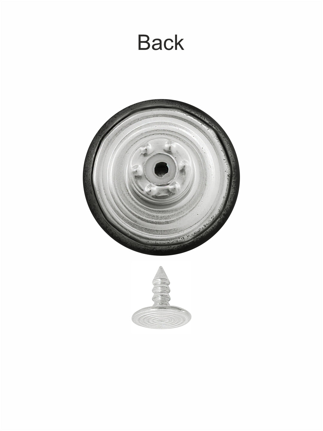 Stylish Brass Buttons with Rounded Rim for Denim Jeans/Jackets/Coats