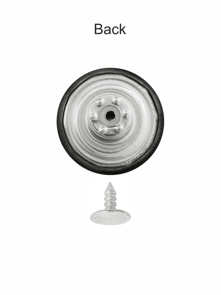 Stylish Brass Buttons with Rounded Rim for Denim Jeans/Jackets/Coats