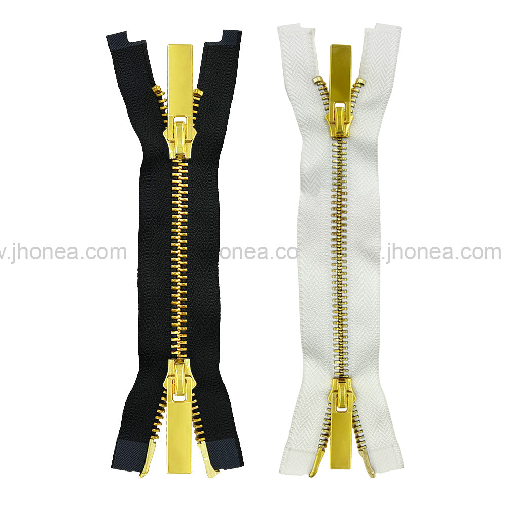 Stylish #5 Two-Way Metal Zipper for Jackets & Dresses