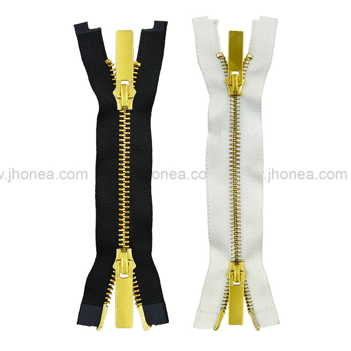 Stylish #5 Two-Way Metal Zipper for Jackets & Dresses