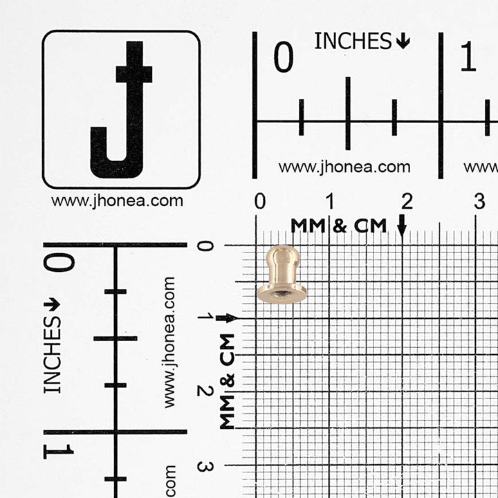 Versatile 8mm Round Head Screw Metal Button Stud for Shirt/Bags/Belts