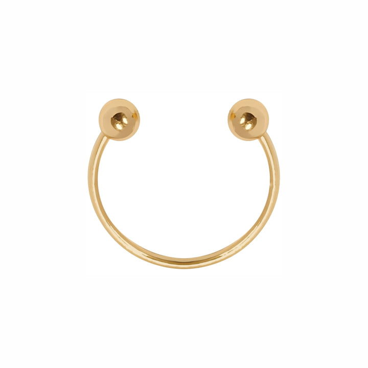 Versatile U-Shaped Shiny Metal Connector Buckle for Designer Clothing