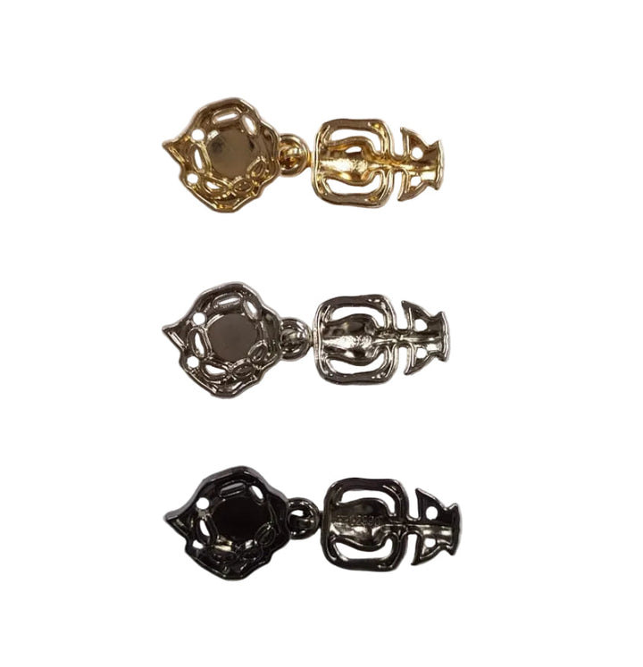 Trendy Pearl Clasp Buckle Hook and Eye Metal Buckle for Fashion Use