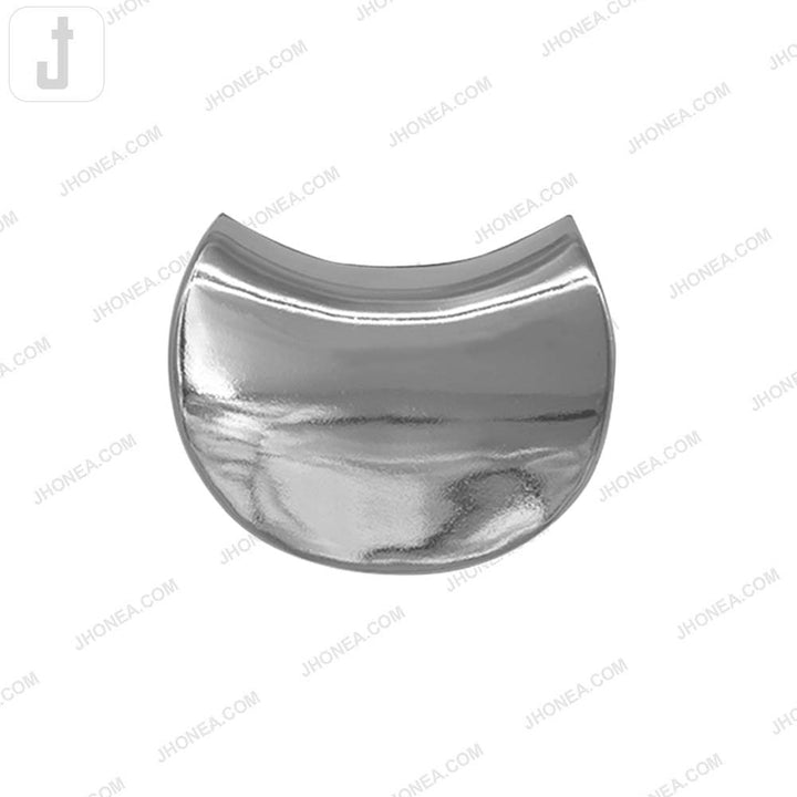 Fashionable Shiny Finish Half Moon Buckle for Fashion Accessories