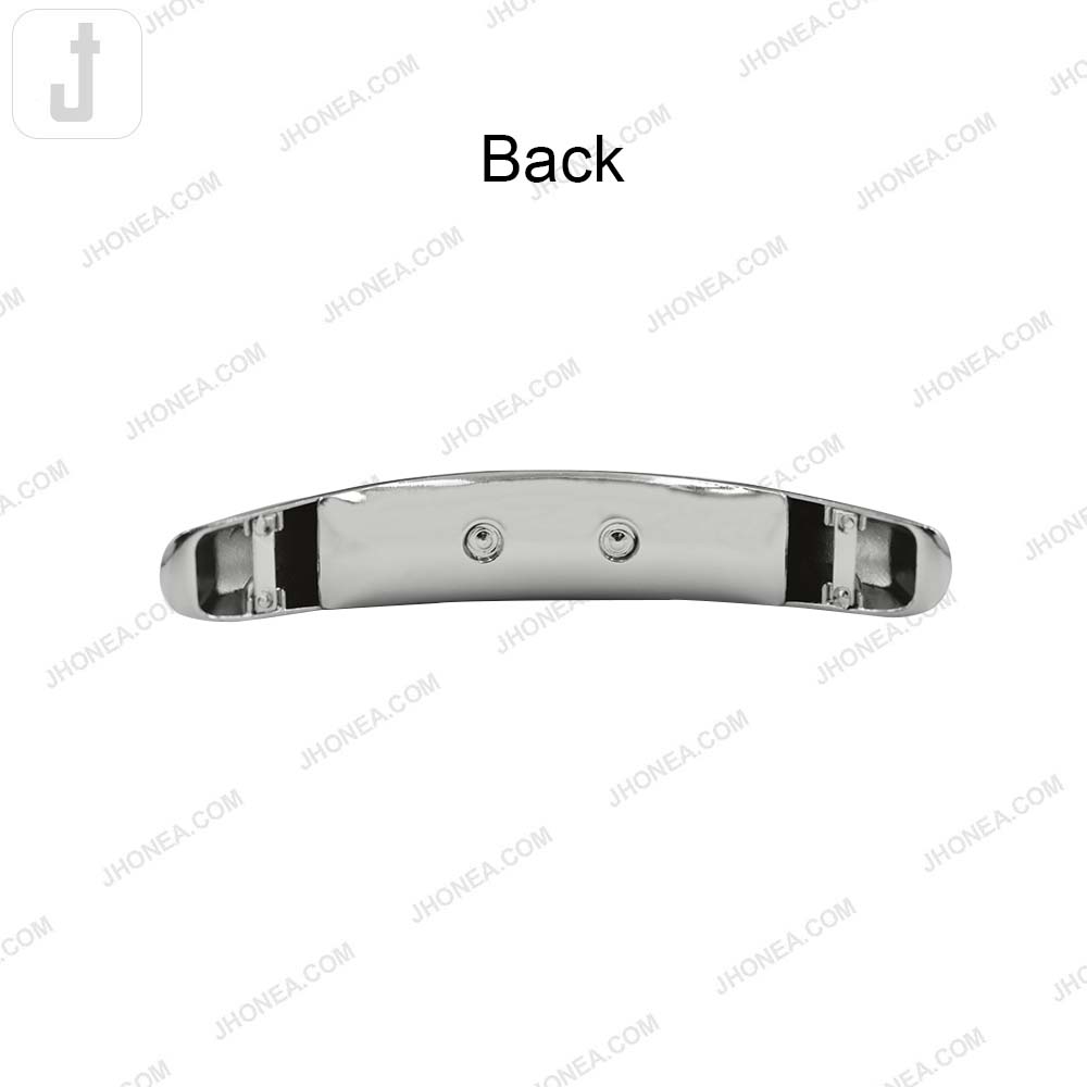 Premium Curved Glossy Finish Metal Handle Buckle for DIY Handbags