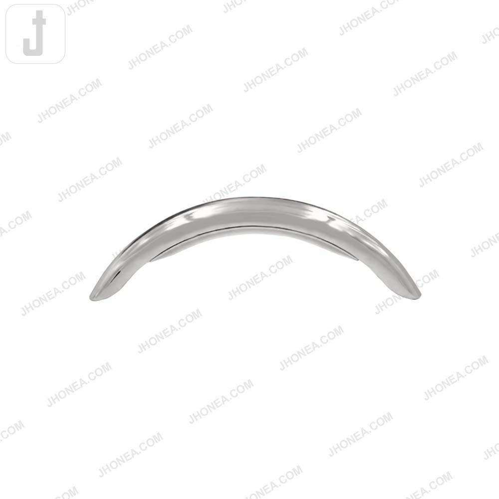 Premium Curved Glossy Finish Metal Handle Buckle for DIY Handbags