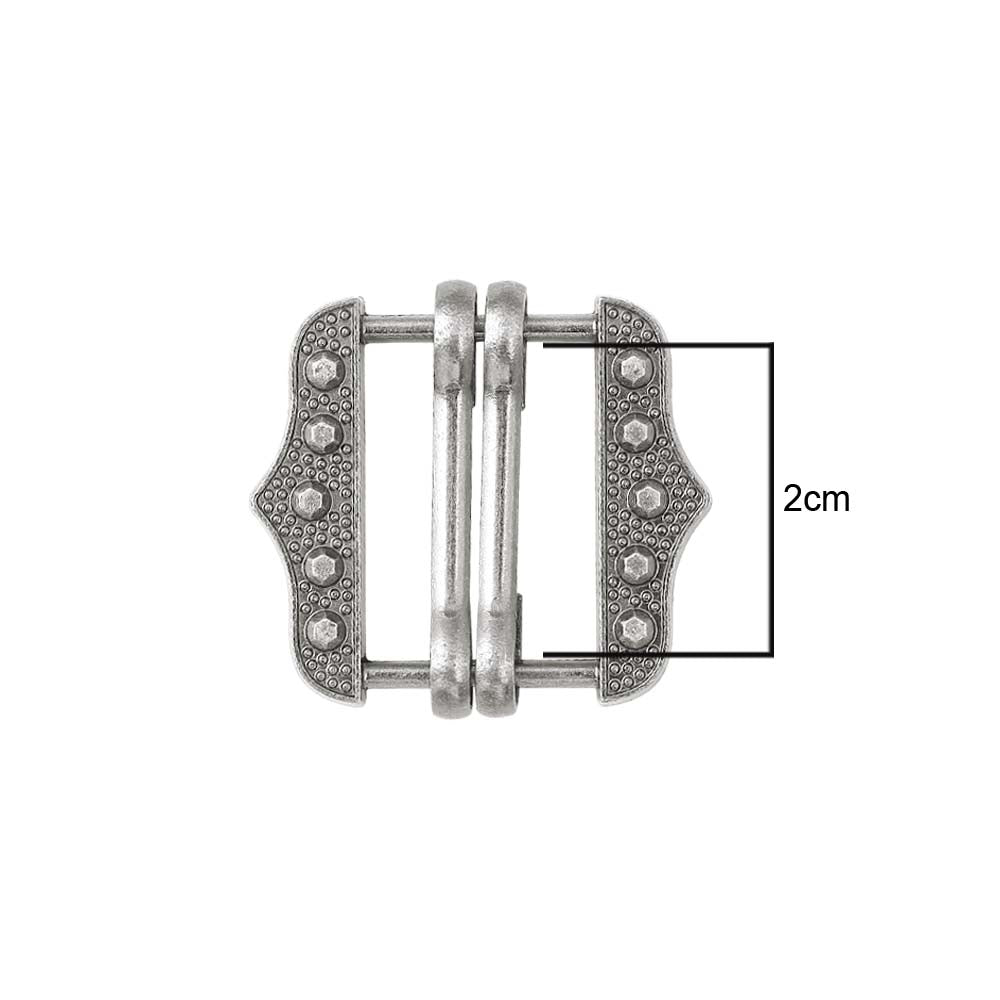 Vintage Style Premium Designer Double Adjuster Pant/Waistcoat Buckle