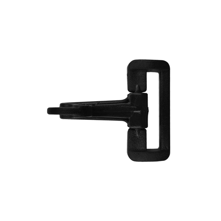 Black Swivel Lever Snap Hook Lobster Clasp Plastic Buckle