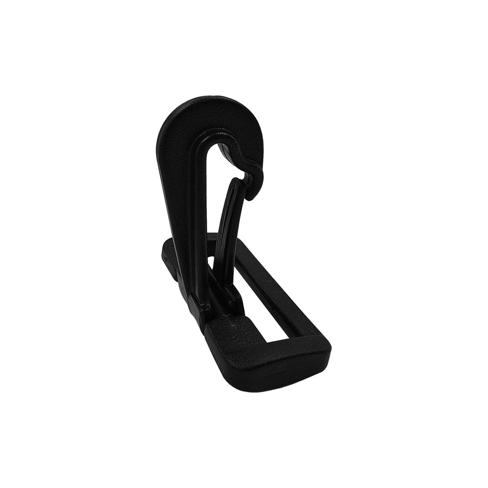 Black Swivel Lever Snap Hook Lobster Clasp Plastic Buckle