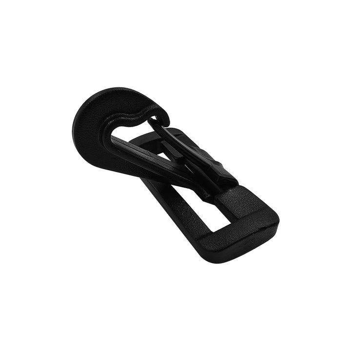 Black Swivel Lever Snap Hook Lobster Clasp Plastic Buckle