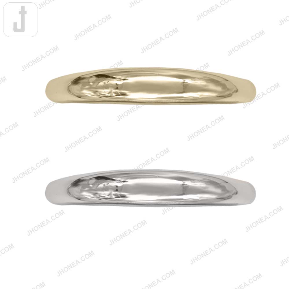 Premium Curved Glossy Finish Metal Handle Buckle for DIY Handbags