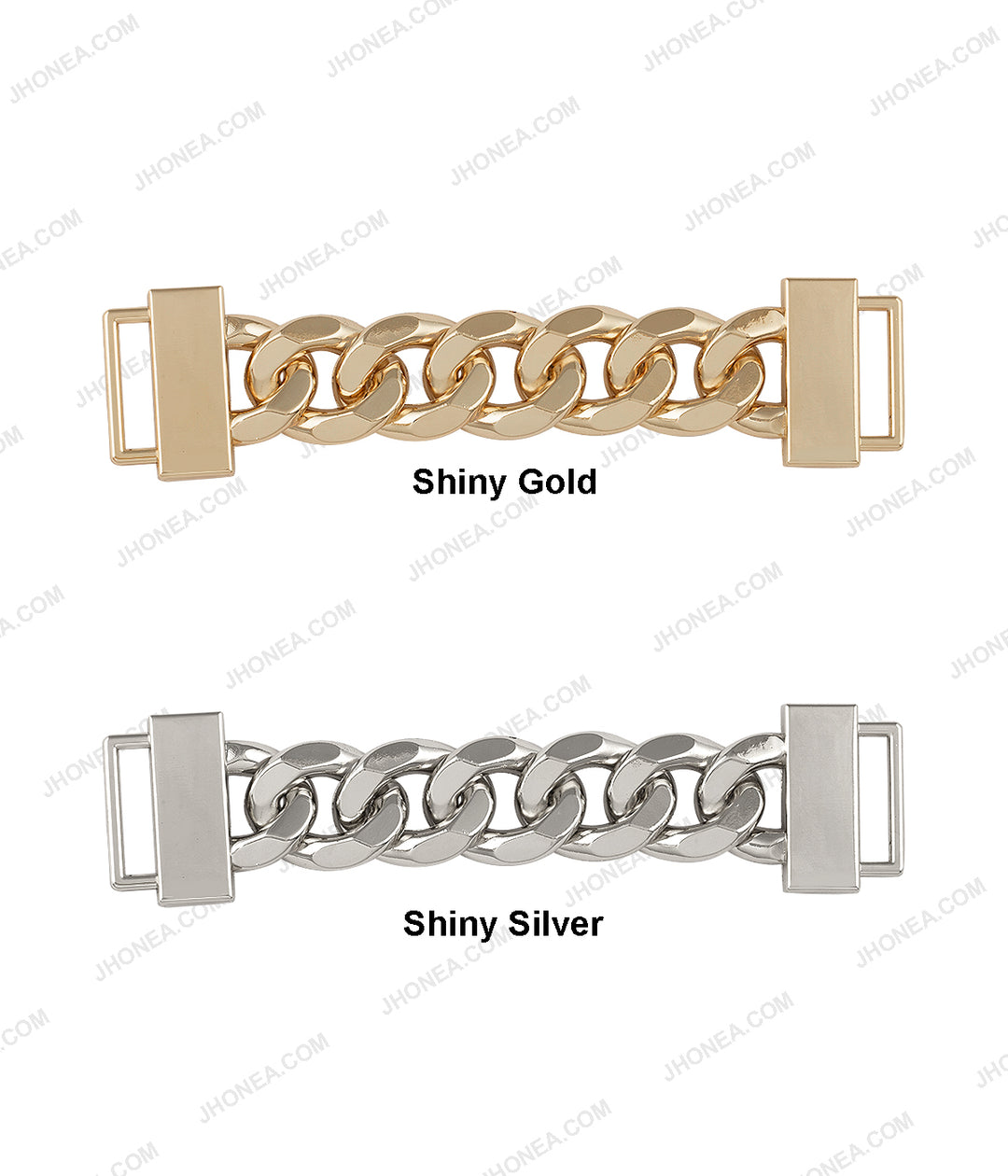 Chain Design Shiny Gold Fashion Belt Accessory 2cm