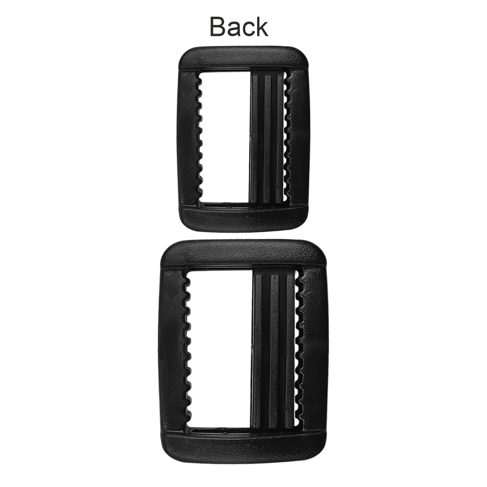 Adjustable Webbing Strap Black Webbing Plastic Slider Buckle