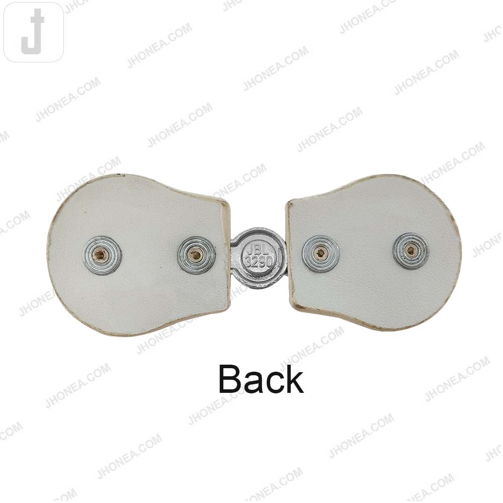 Embossed PU Leather Magnetic Belt Buckle Closure for Dresses