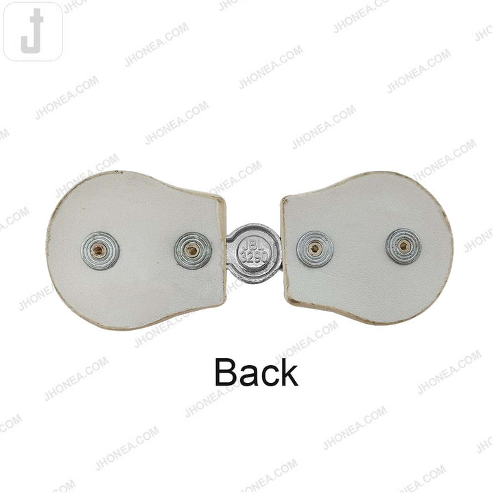 Embossed PU Leather Magnetic Belt Buckle Closure for Dresses