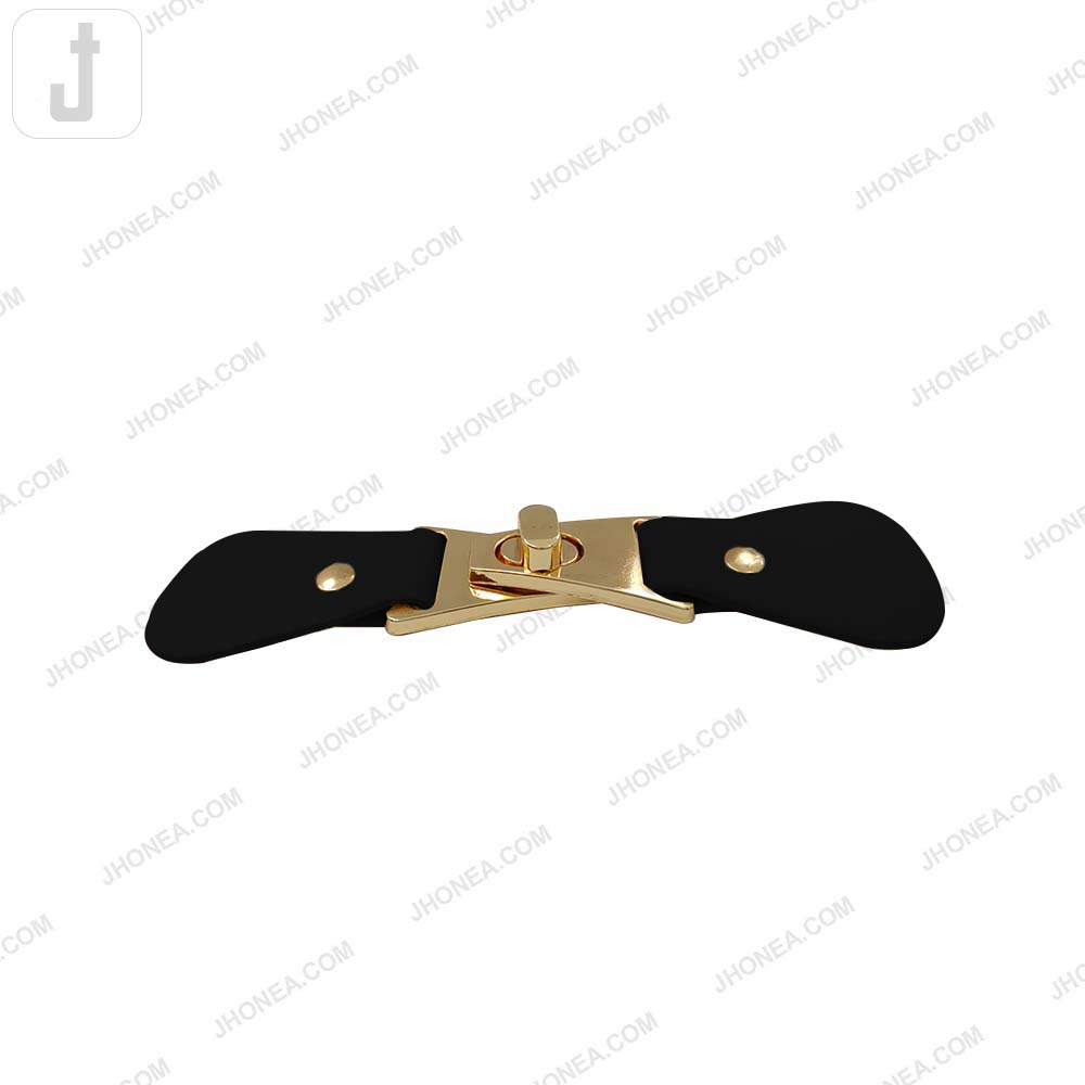 Stylish PU Leather Belt with Elegant Metal Clasp Lock Design
