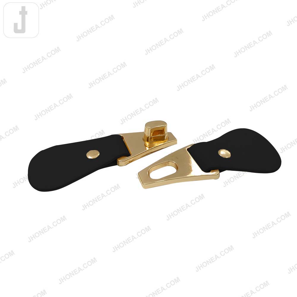 Stylish PU Leather Belt with Elegant Metal Clasp Lock Design
