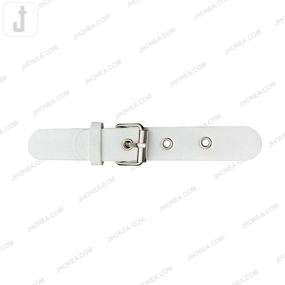 Classic Prong PU Leather Belt Buckle for Dresses/Bags