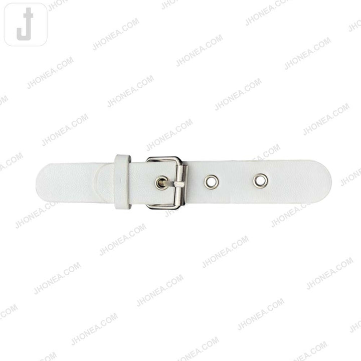 Classic Prong PU Leather Belt Buckle for Dresses/Bags