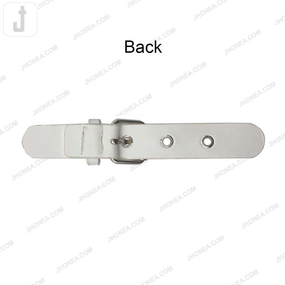 Classic Prong PU Leather Belt Buckle for Dresses/Bags