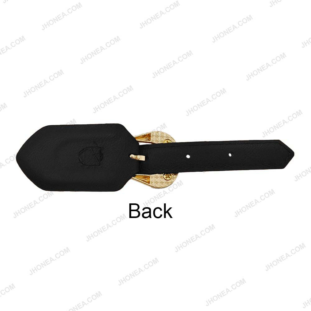 Premium PU Coat Closure Clasp Belt Buckle for Jackets/Designer Wear