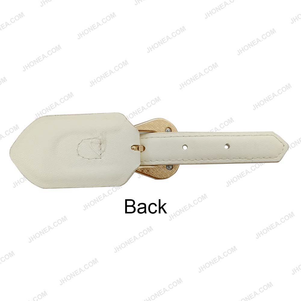 Premium PU Coat Closure Clasp Belt Buckle for Jackets/Designer Wear