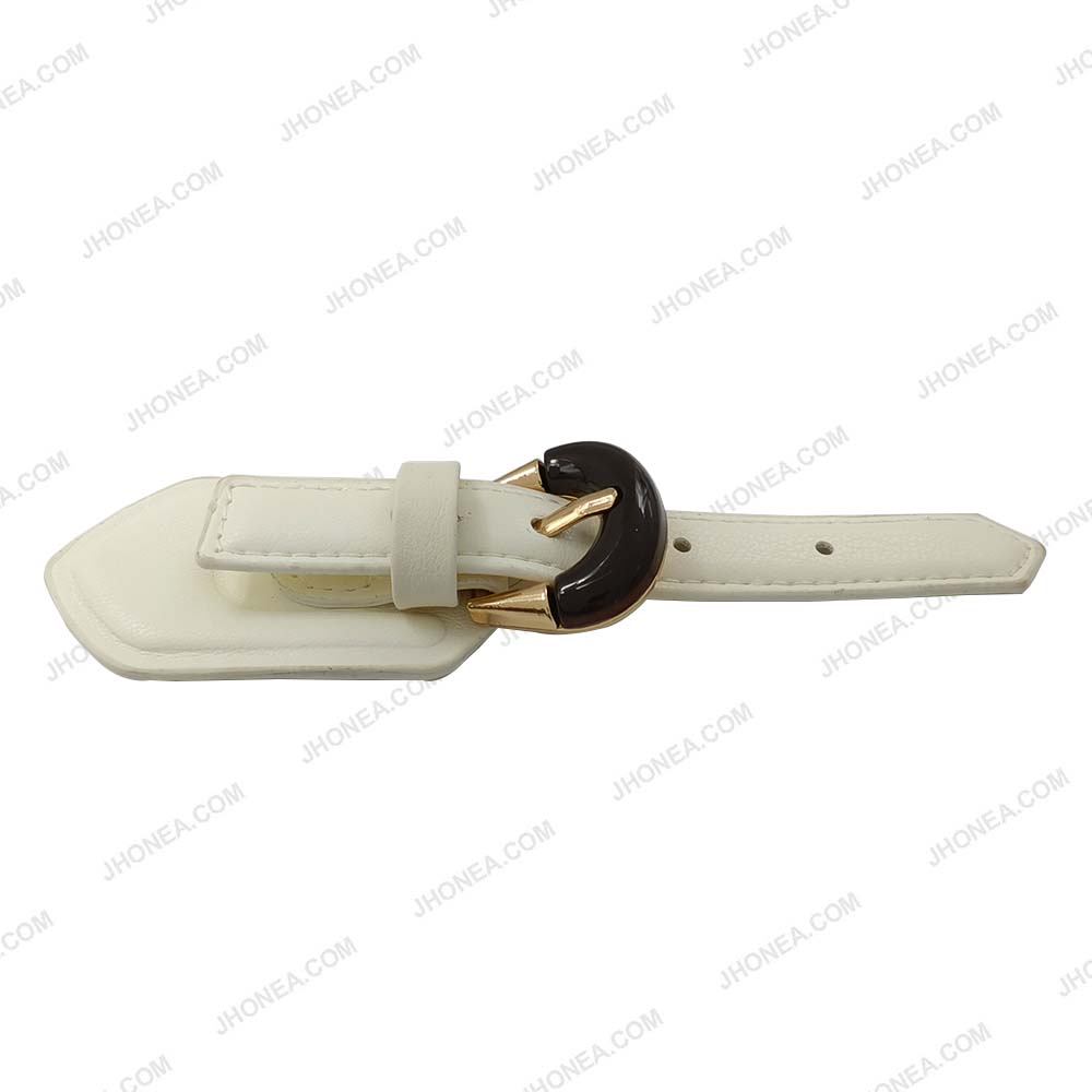 Premium PU Coat Closure Clasp Belt Buckle for Jackets/Designer Wear