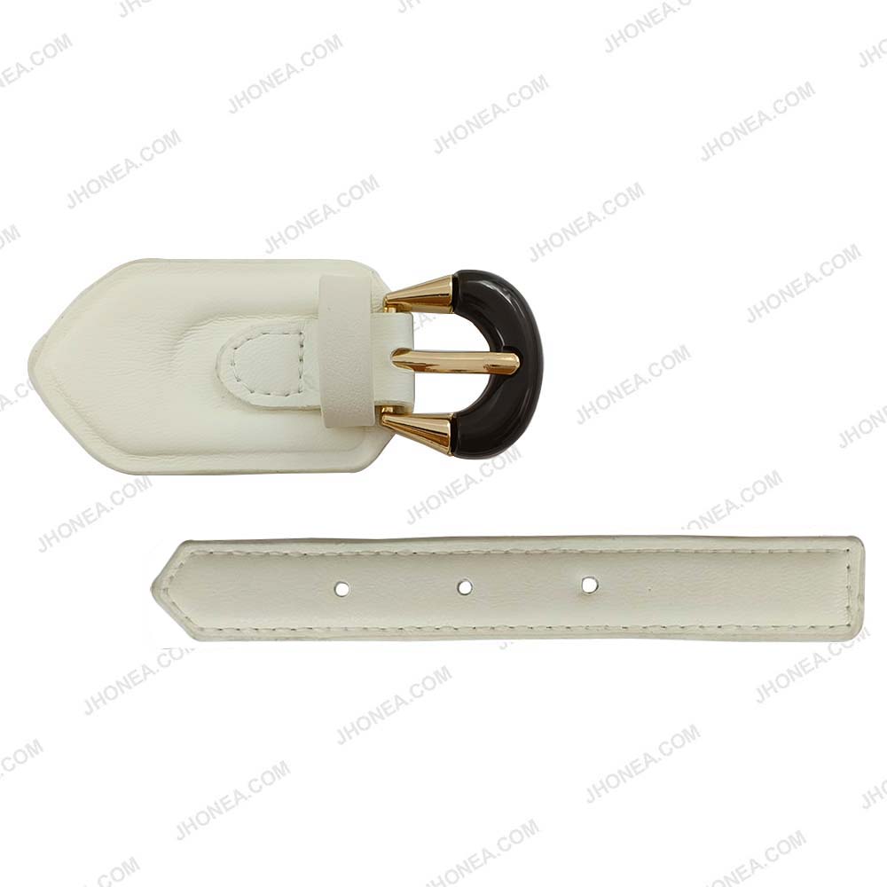 Premium PU Coat Closure Clasp Belt Buckle for Jackets/Designer Wear