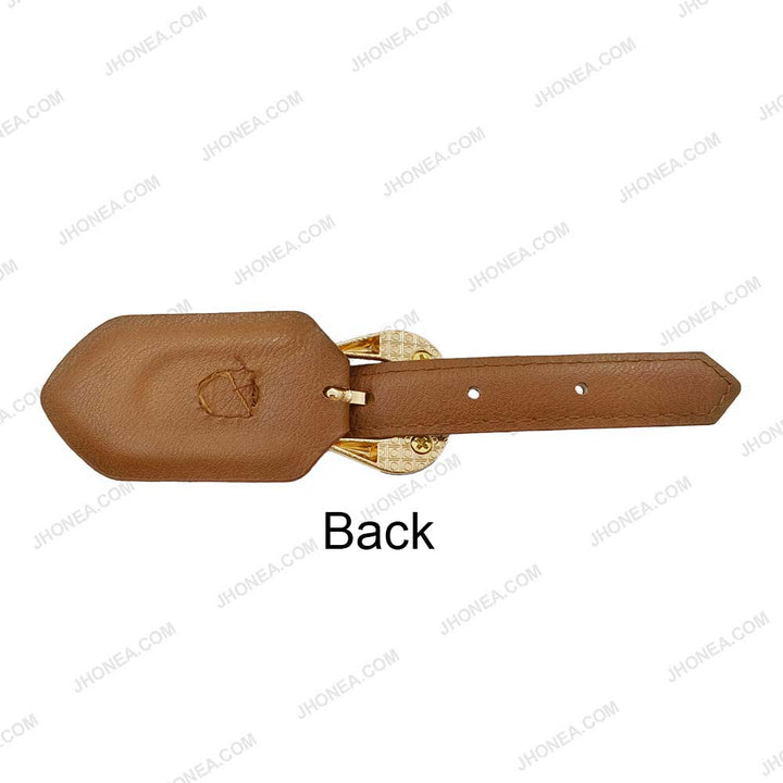 Premium PU Coat Closure Clasp Belt Buckle for Jackets/Designer Wear