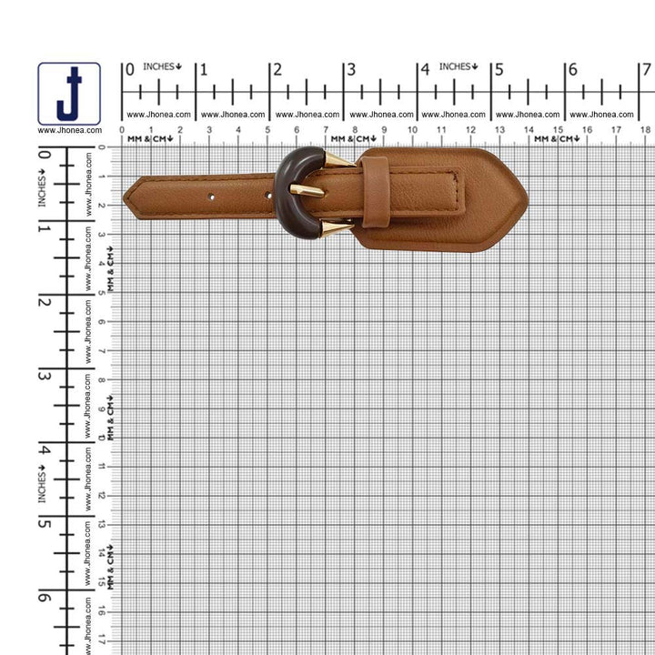 Premium PU Coat Closure Clasp Belt Buckle for Jackets/Designer Wear