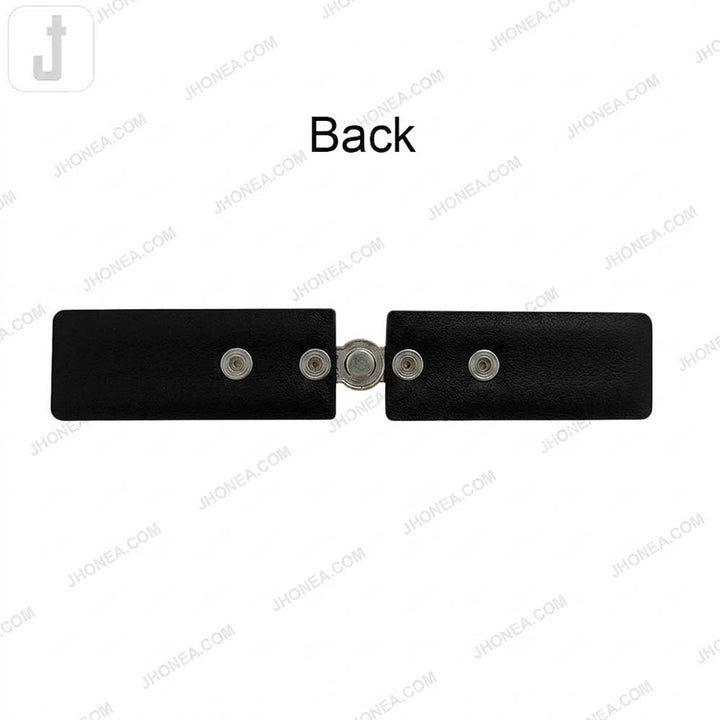Modern PU Leather Belt with Secure Easy Magnetic Lock Buckle