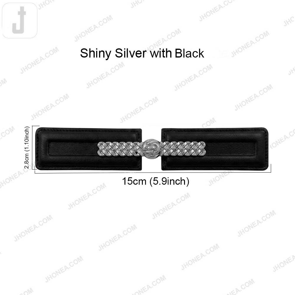 Modern PU Leather Belt with Secure Easy Magnetic Lock Buckle