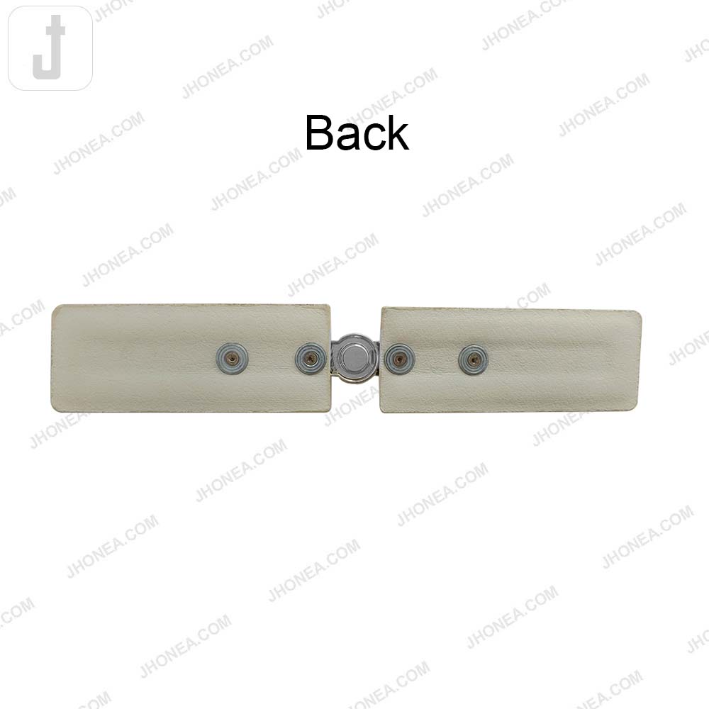 Modern PU Leather Belt with Secure Easy Magnetic Lock Buckle