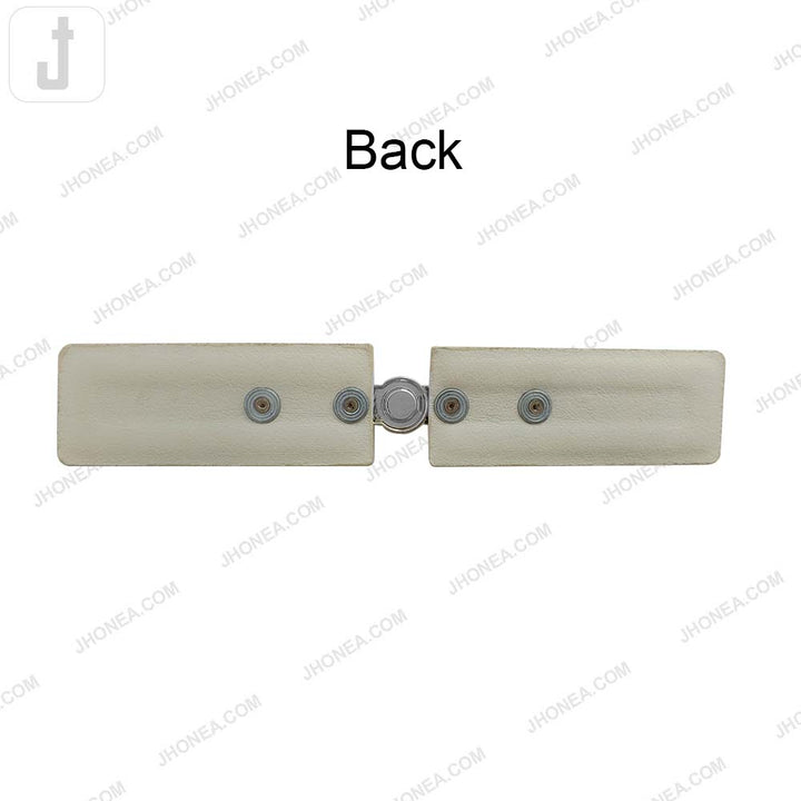 Modern PU Leather Belt with Secure Easy Magnetic Lock Buckle