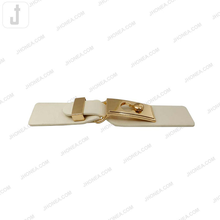 Chic PU Leather Decorative Clasp Belt Buckle for Dresses & Jackets