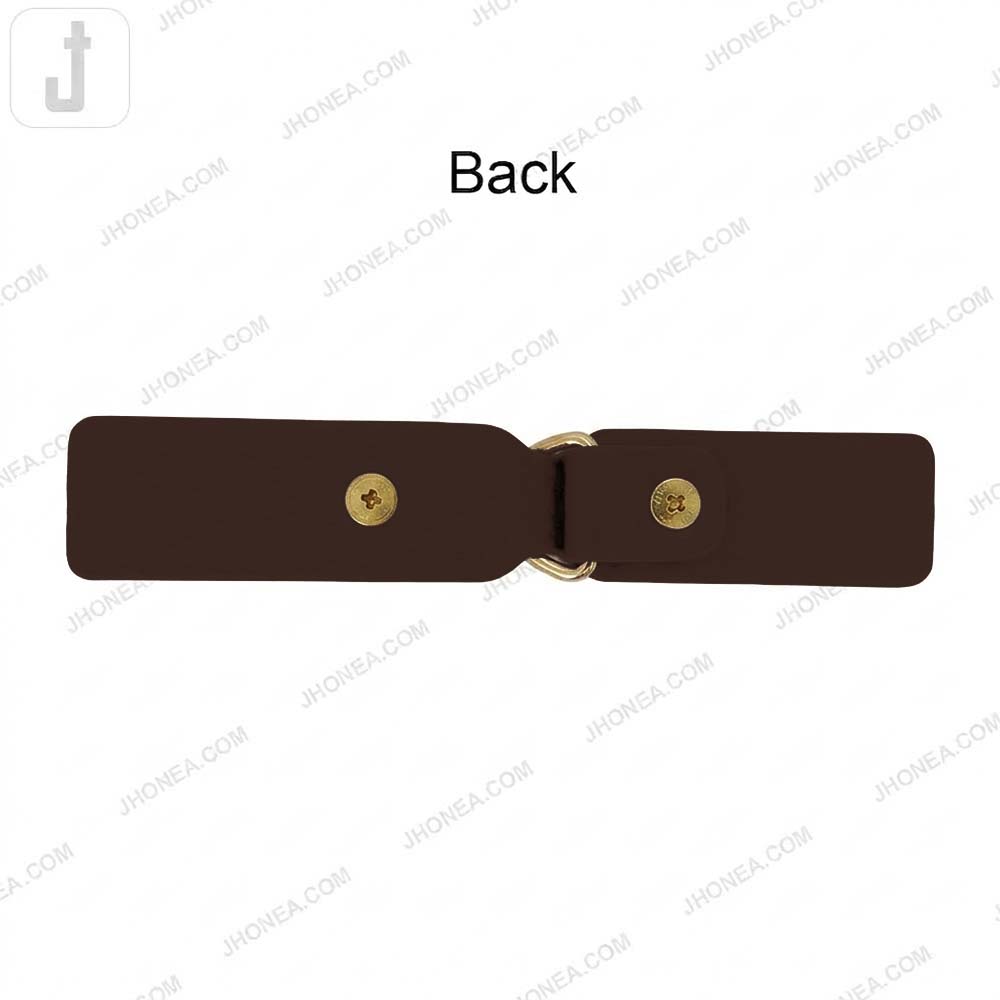 Chic PU Leather Decorative Clasp Belt Buckle for Dresses & Jackets