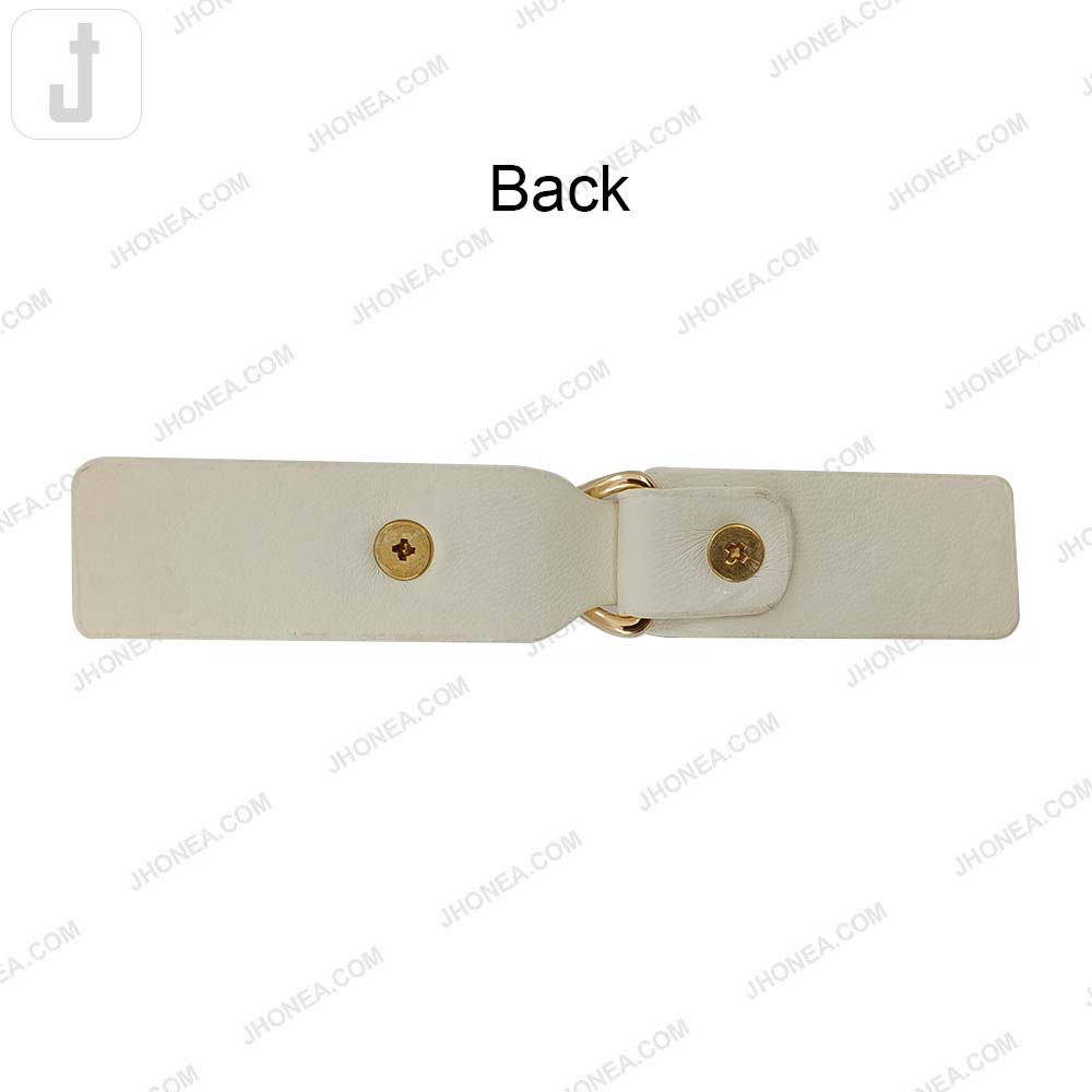 Chic PU Leather Decorative Clasp Belt Buckle for Dresses & Jackets