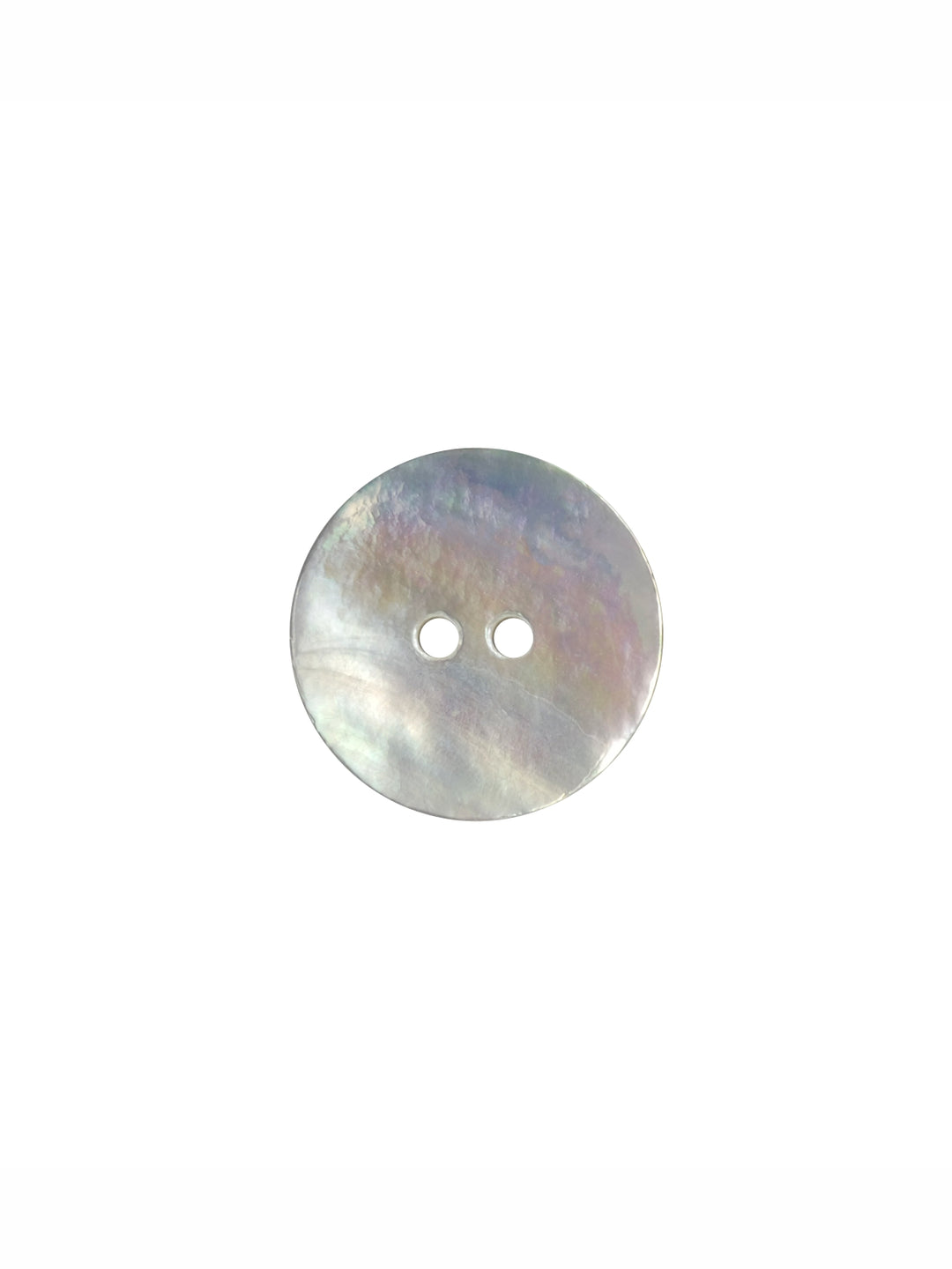 Round Shape 2-Hole Natural Colour Fancy Button
