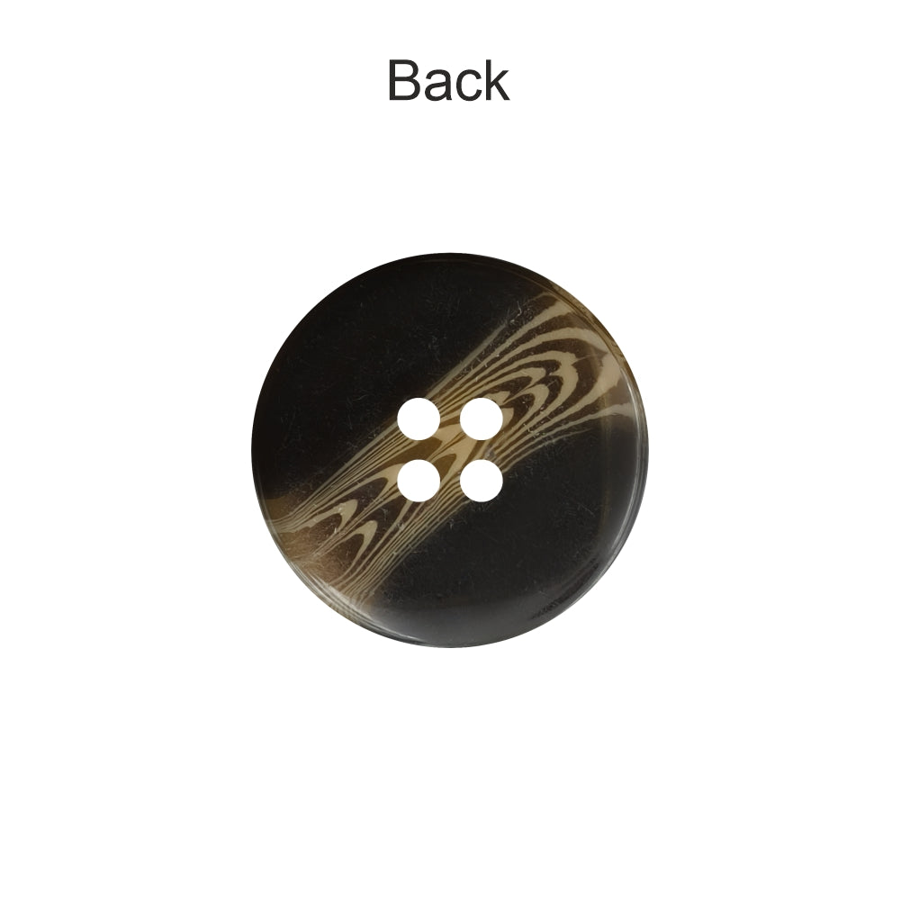 Classic Swirl Pattern 4-Hole Polyester Buttons for Tailoring