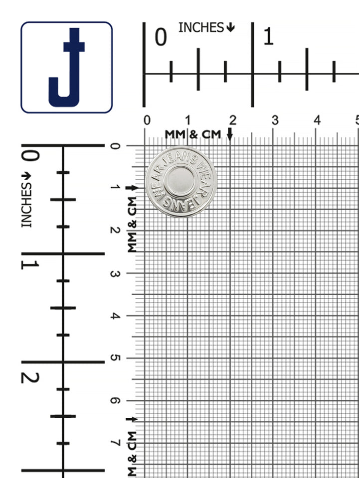 Fashionable Shiny Finish Jeans Buttons for Denim Pants