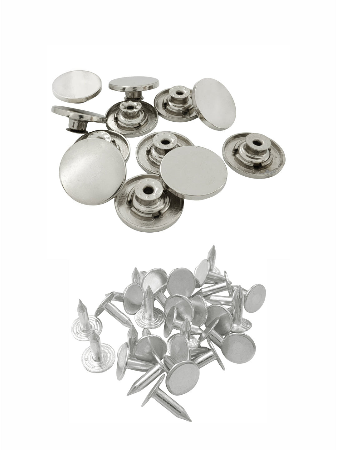 Standard Round Shiny Finish Denim Jeans Buttons for Clothing