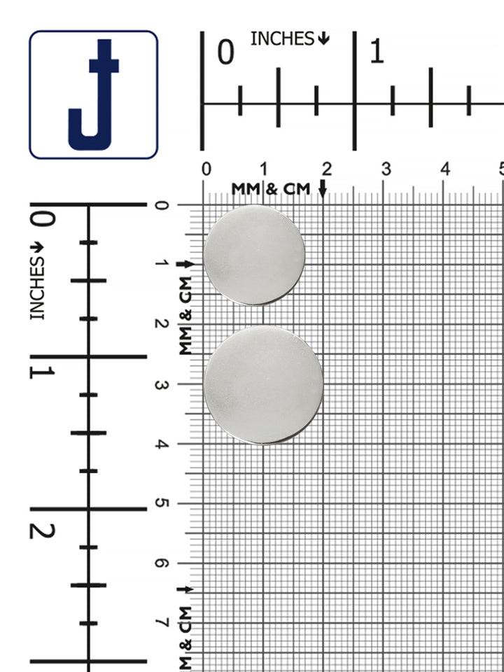 Standard Round Shiny Finish Denim Jeans Buttons for Clothing