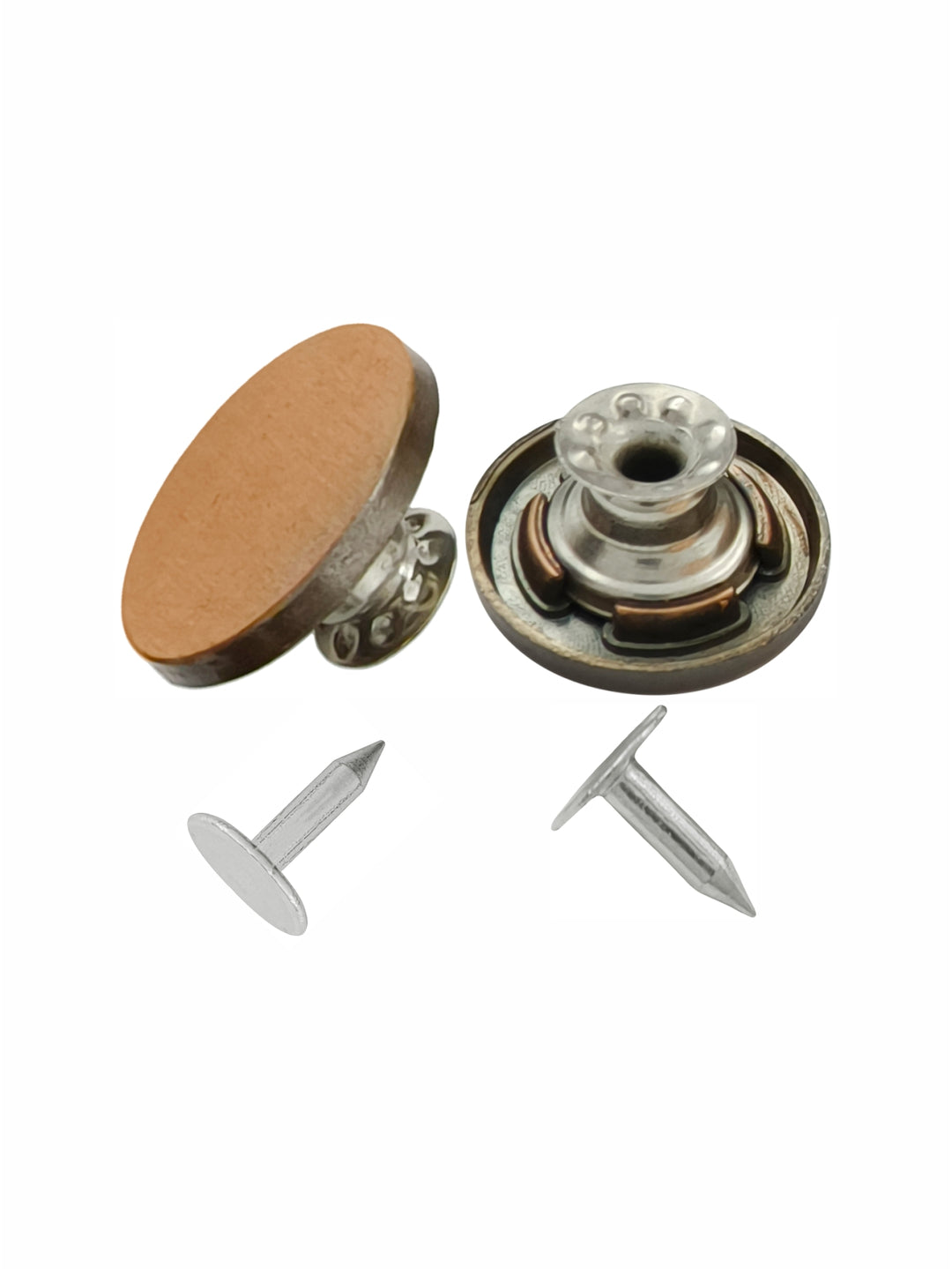 Classic Vintage Flat Surface Jeans Buttons Set for Denim Jeans/Skirts